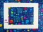 Preview: Patchworkstoff Windham Fabrics Presents dunkelblau mit Karos und Kreisen